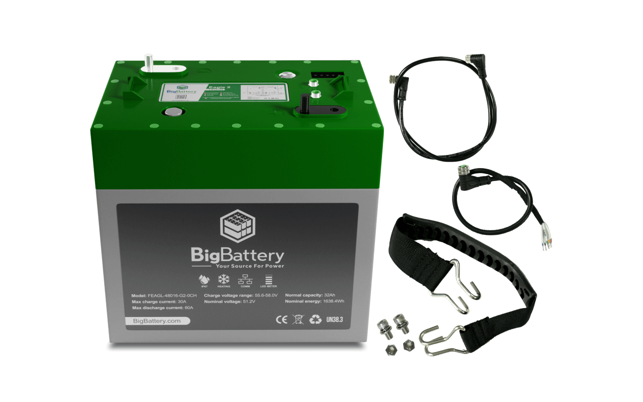 BigBattery EAGLE 2 LiFePO₄ Battery | 1,630Wh Capacity | 48V - 32Ah