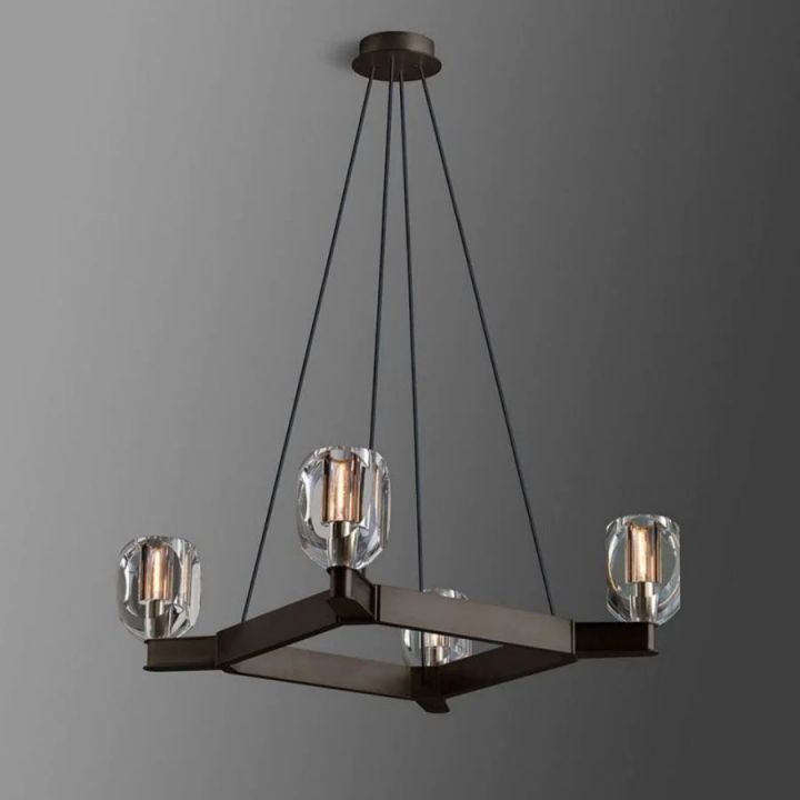 Favola 4 Ligtht Square Chandelier