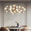 Flower Bloom Branch Brass Chandelier