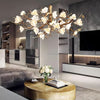 Flower Bloom Branch Brass Chandelier