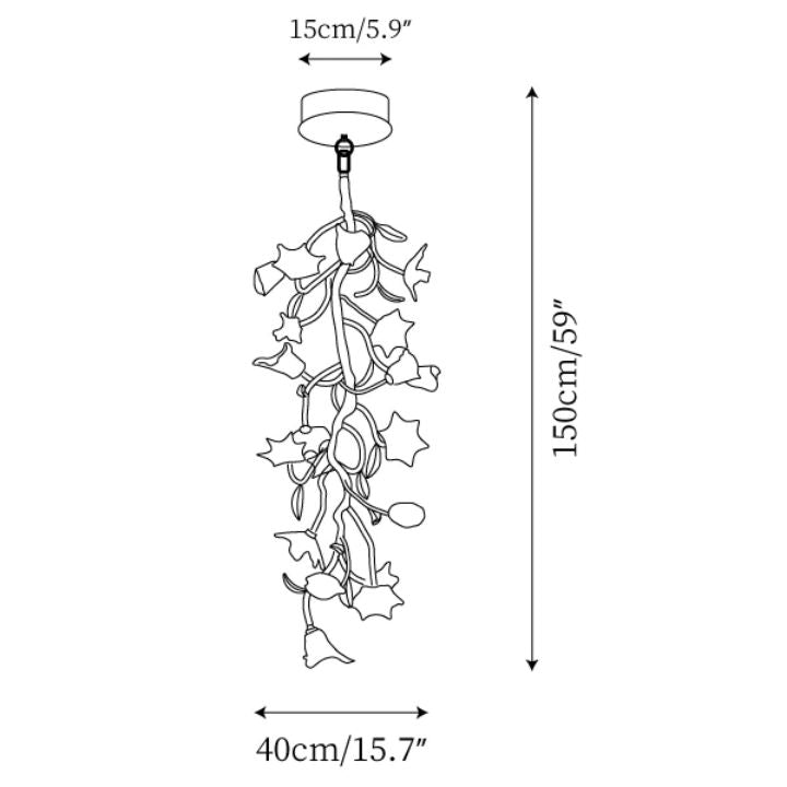 Flower Craftsman Chandelier