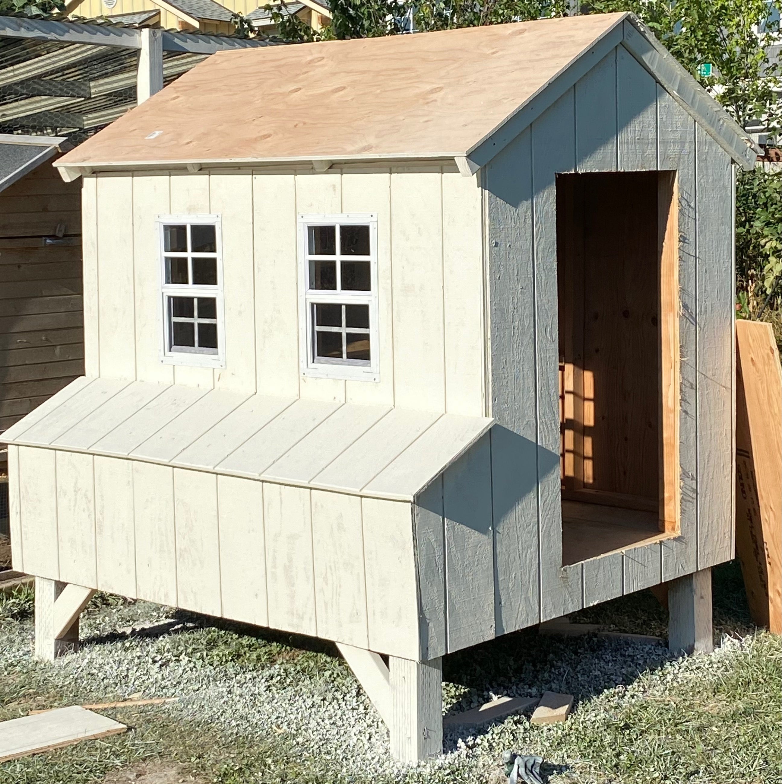 Large chicken coop plans