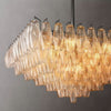 Galaxy Clear Glass Square Chandelier 32