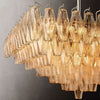 Galaxy Clear Glass Square Chandelier 32