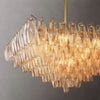 Galaxy Clear Glass Square Chandelier 32