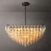 Galaxy Clear Glass Square Chandelier 32