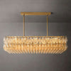 Galaxy Glass Rectangular Chandelier 54