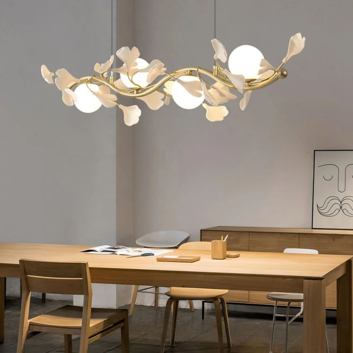 Ginkgo Glass Chandelier