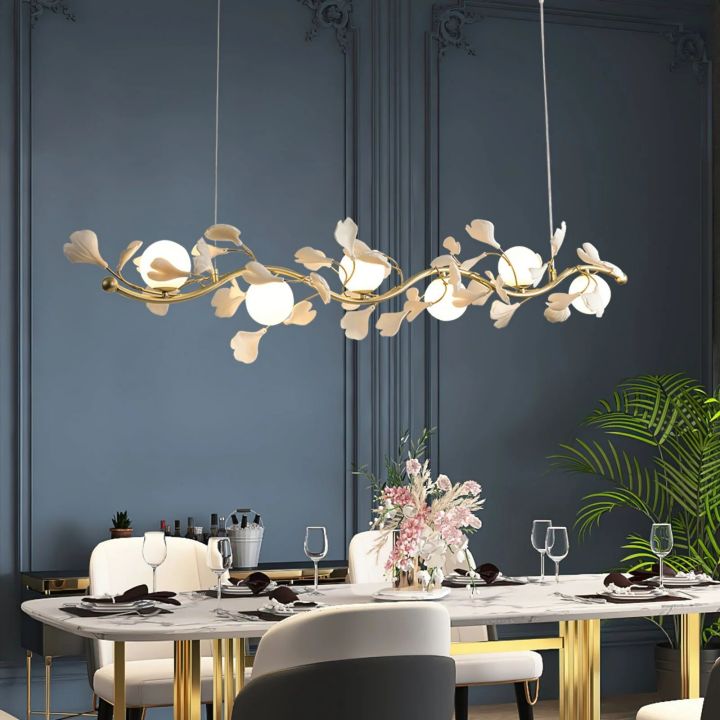 Ginkgo Glass Chandelier