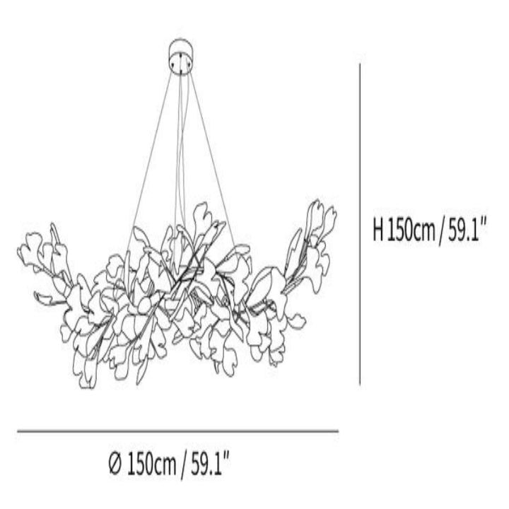 Ginkgo Luxury Chandelier Style F