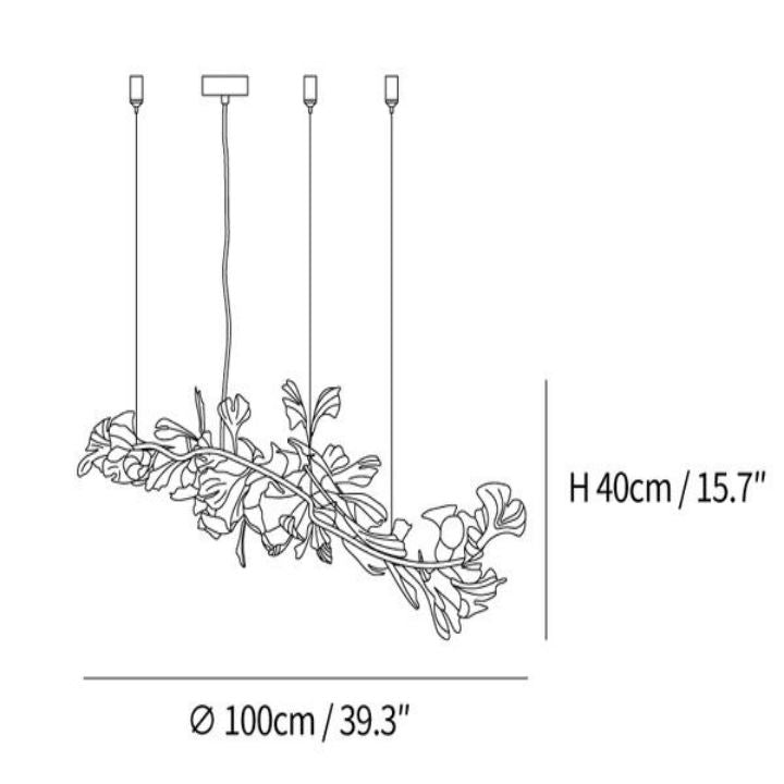 Ginkgo Luxury Chandelier Style I