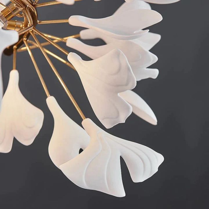 Ginkgo C Branch Chandelier