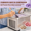 Whynter Portable Instant Automatic Compressor Ice Cream Maker Frozen Pan Roller in Stainless Steel | ICR-300SS