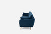 Blue Velvet Gold | Park Sofa shown in Blue Velvet with gold legs