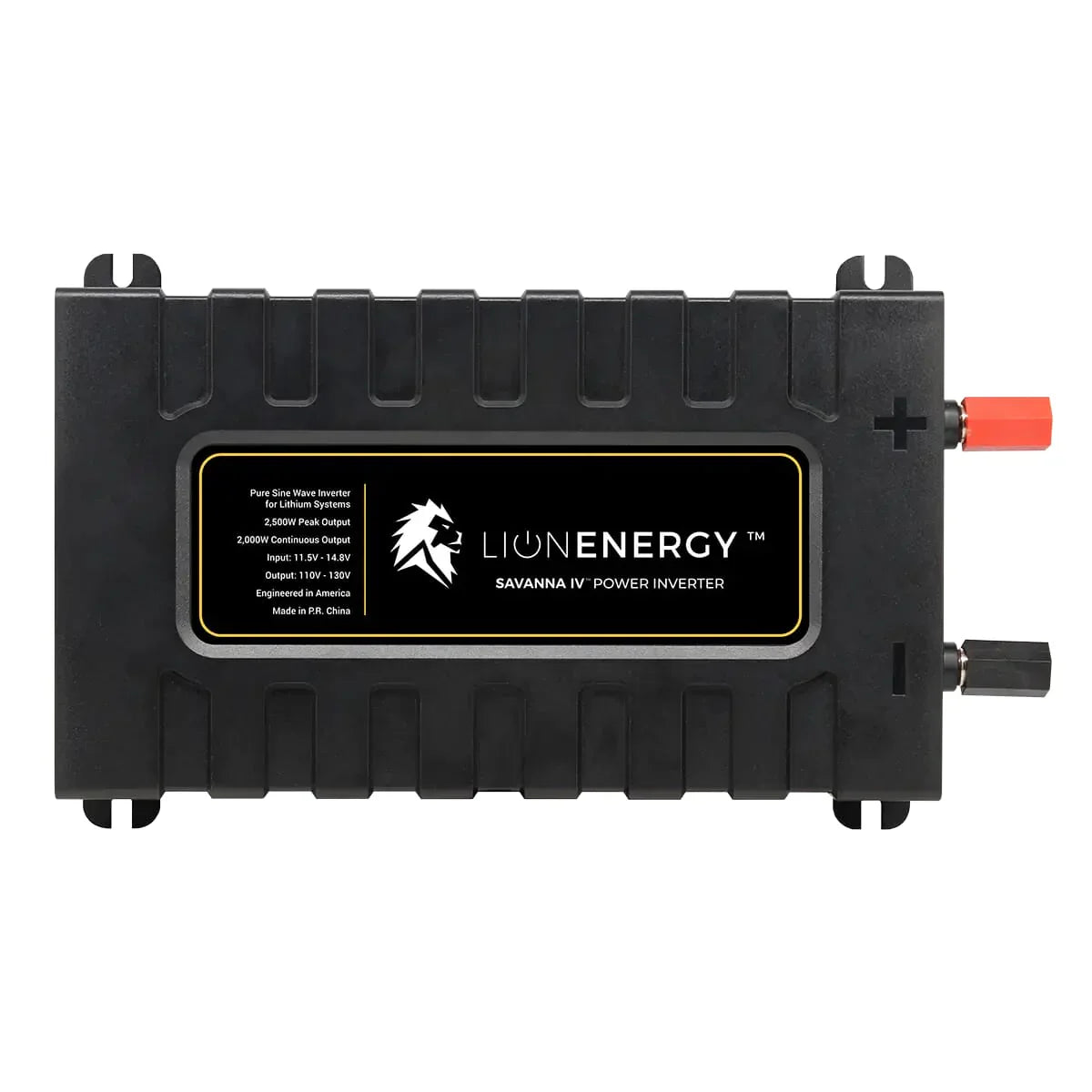 Lion Energy Savanna IV Power Inverter | 2,000W Output | Pure Sine Wave Inverter