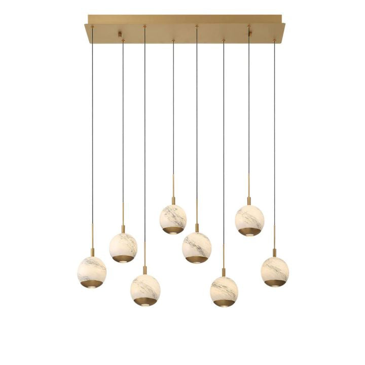 Kimma Lights Linear LED Chandelier