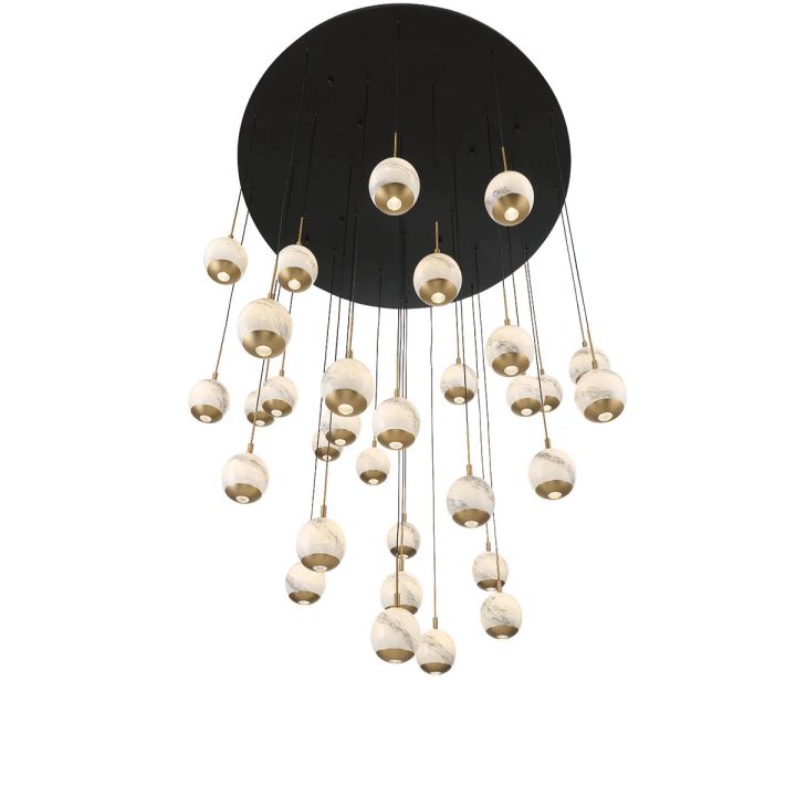 Kimma Lights Round LED Chandelier