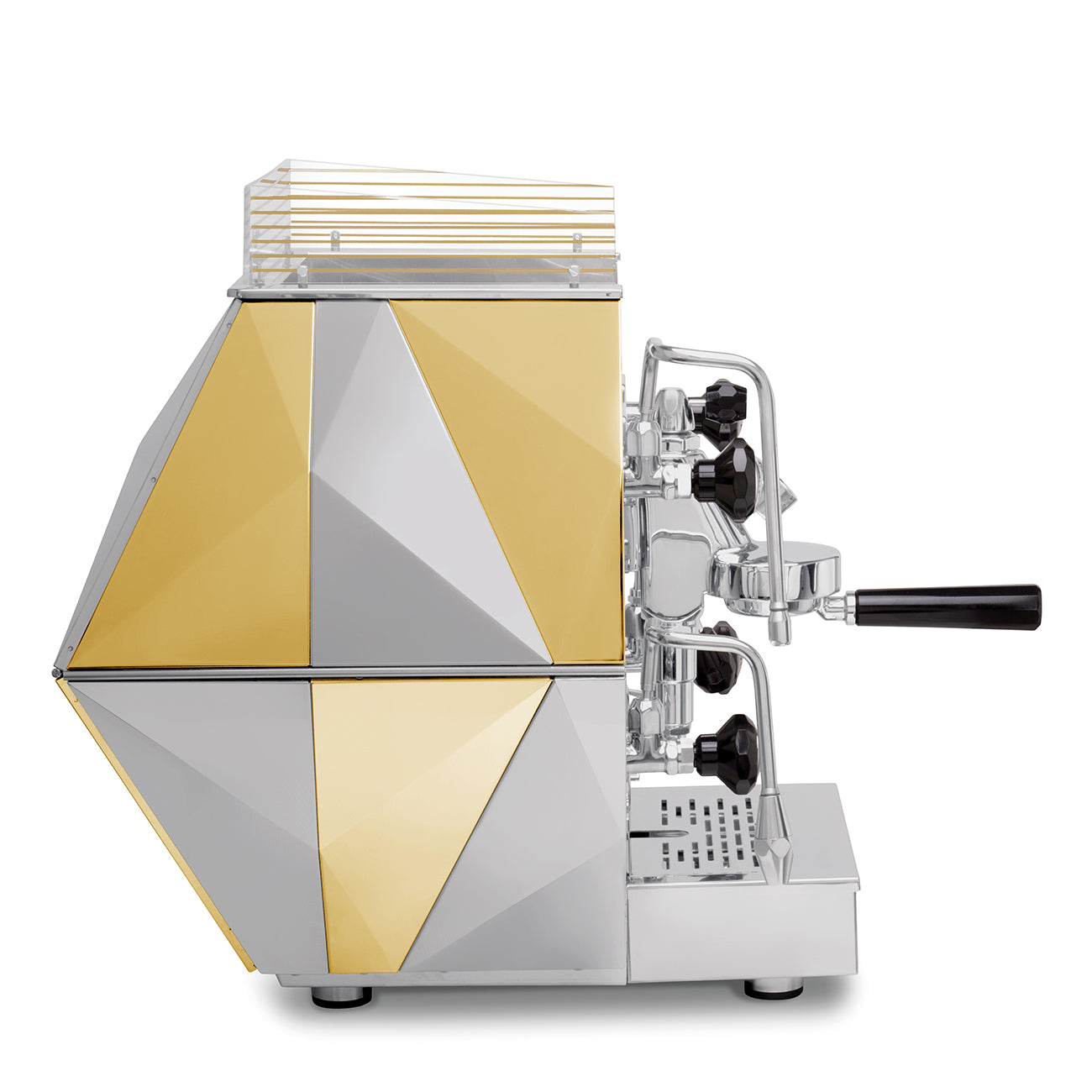 La Pavoni Diamantina Home Pro 120V in Gold