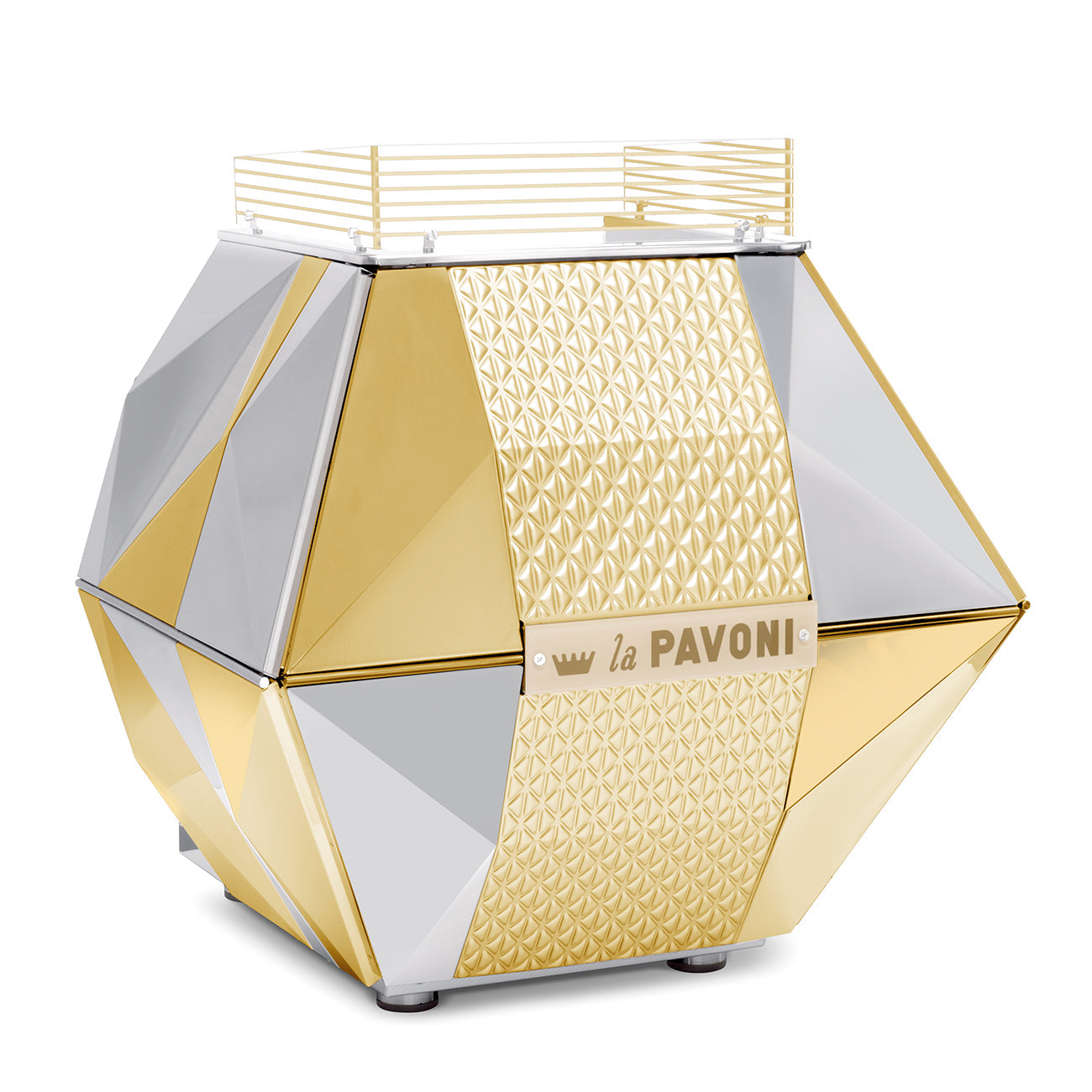 La Pavoni Diamantina Home Pro 120V in Gold