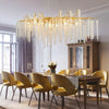 Lacuna white branch chandelier