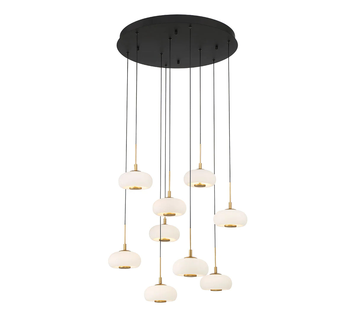 Lanterns 9 Light Round LED Chanderlier