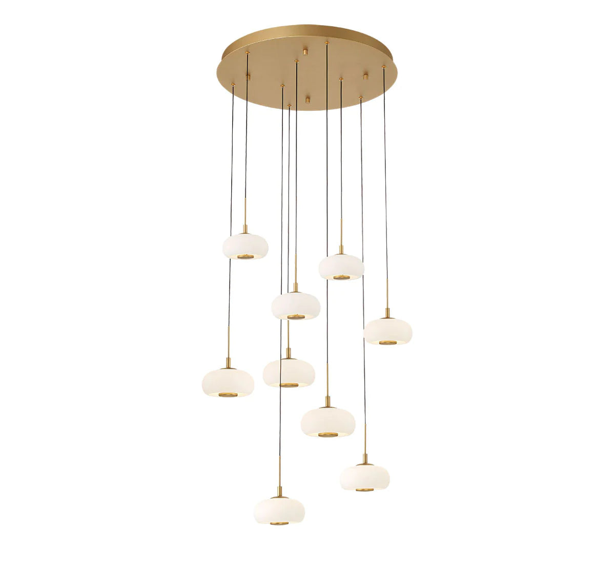 Lanterns 9 Light Round LED Chanderlier