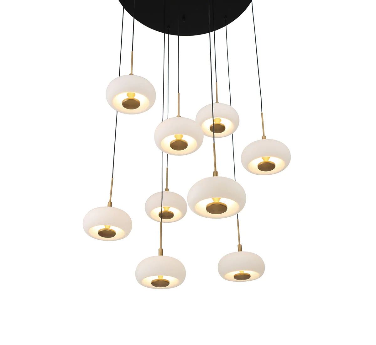 Lanterns 9 Light Round LED Chanderlier