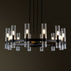 Lavelle Round Glass Chandelier 36