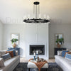 Lavelle Round Glass Chandelier 48