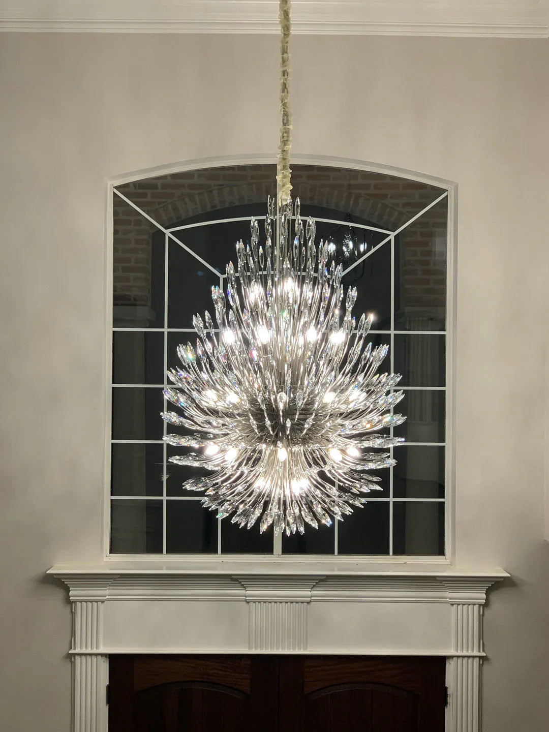 Lily Starburst Crystal Sputnik Chandelier 43"