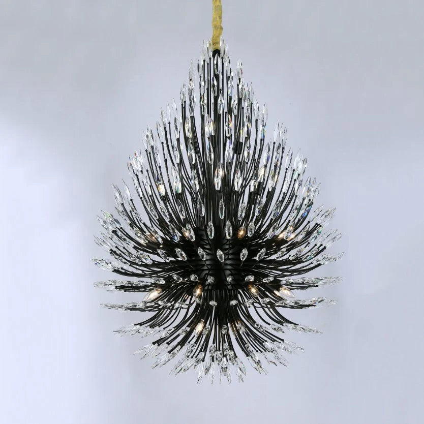 Lily Starburst Crystal Sputnik Chandelier 43"