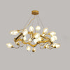 Lotus Brass Chandeliers