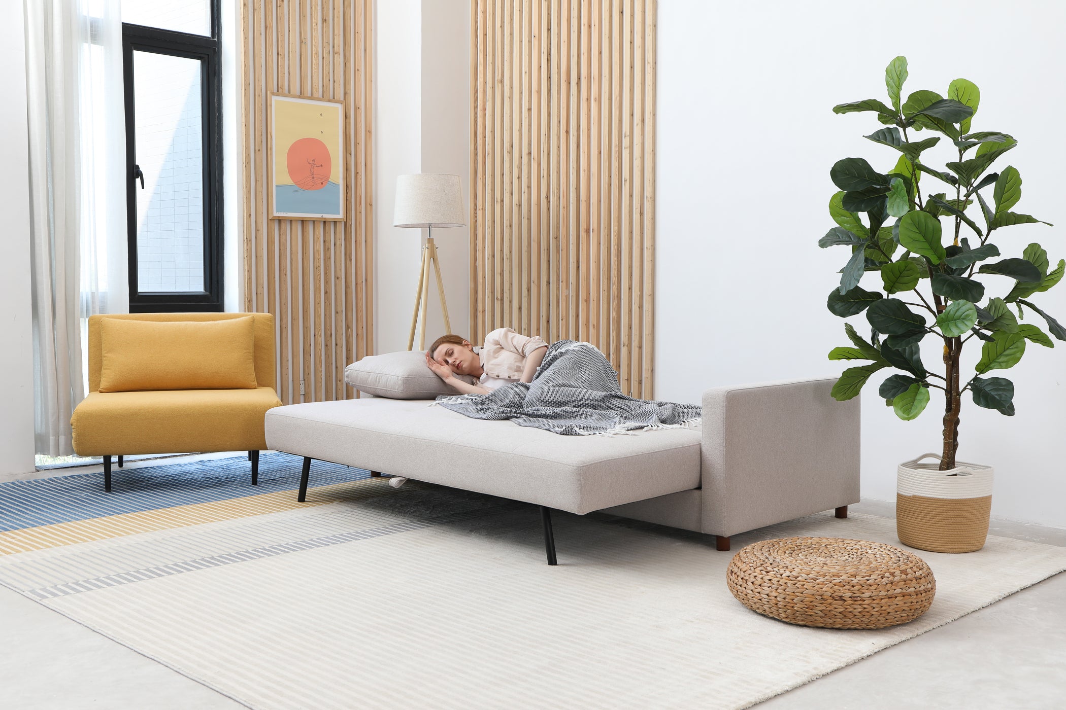 Luna 3 Seat Sofa Bed