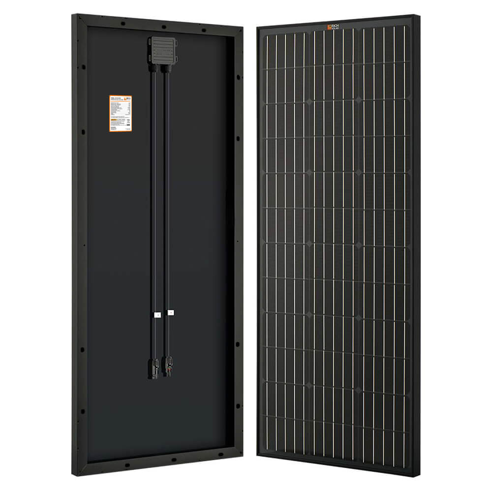 Rich Solar MEGA 100 ONYX Monocrystalline Solar Panel | 100W | 25 Year Warranty