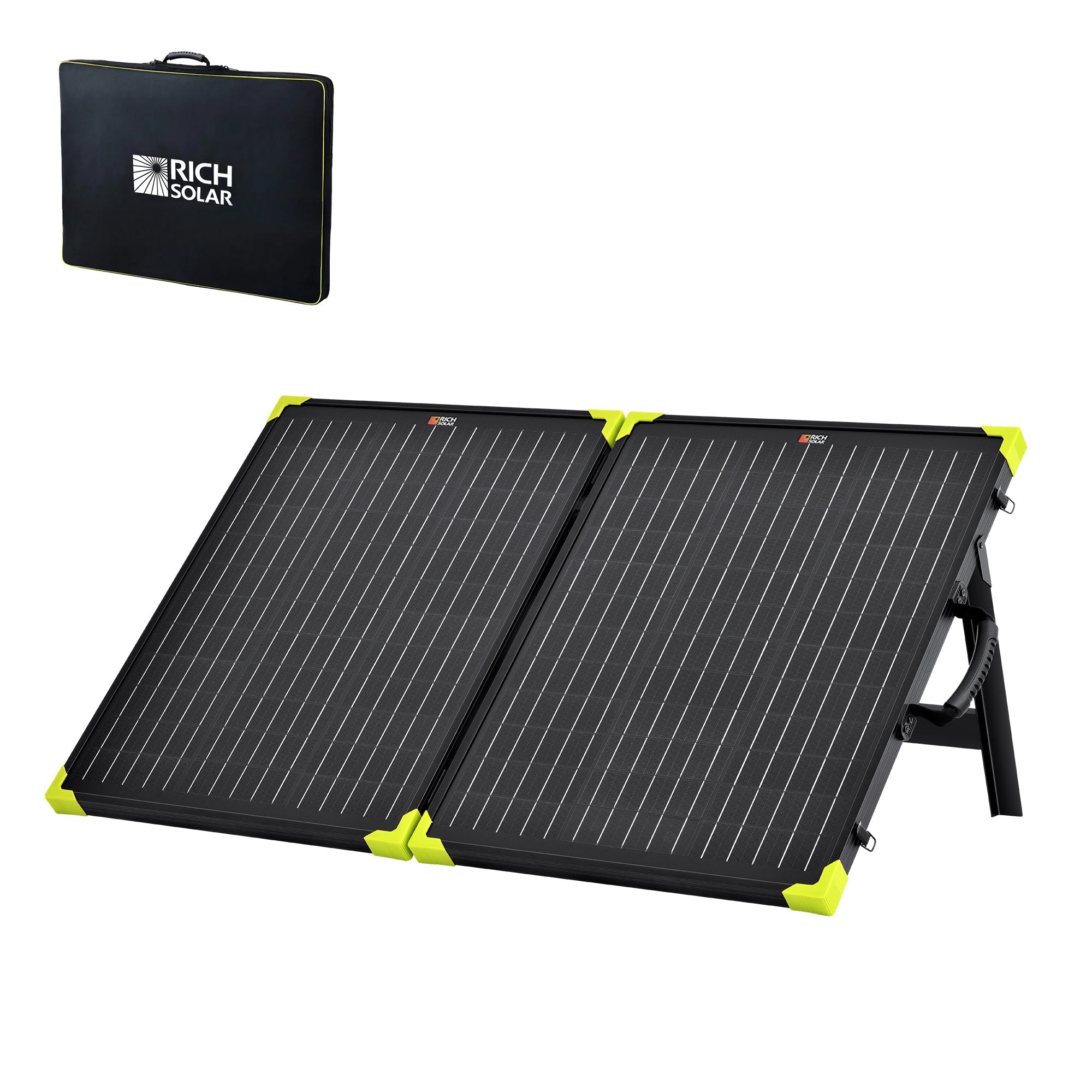 Rich Solar MEGA Portable Solar Panel Briefcase | 100W | 25 Year Warranty