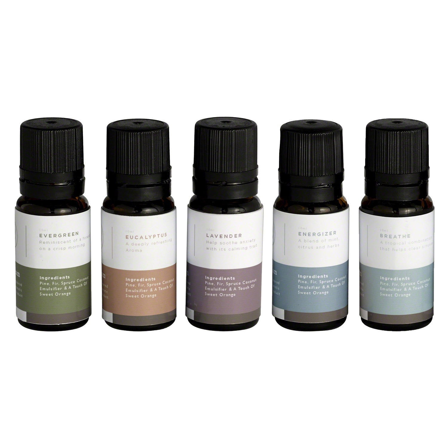 Mr.Steam Essential Oil 5-Pack, 10ml Bottles  | MS ESSENTIAL 5