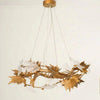 Maple Leaf Branch Chandelier