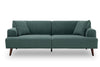 Mercury Sofa renewedlifejourney modern design comfortable wooden legs 2.5 seats Emerald Green Living room furniture modern couch mid-century 