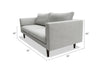 Mors 2.5 Seat Sofa