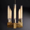 Mortal Glass Linear Chandelier 55