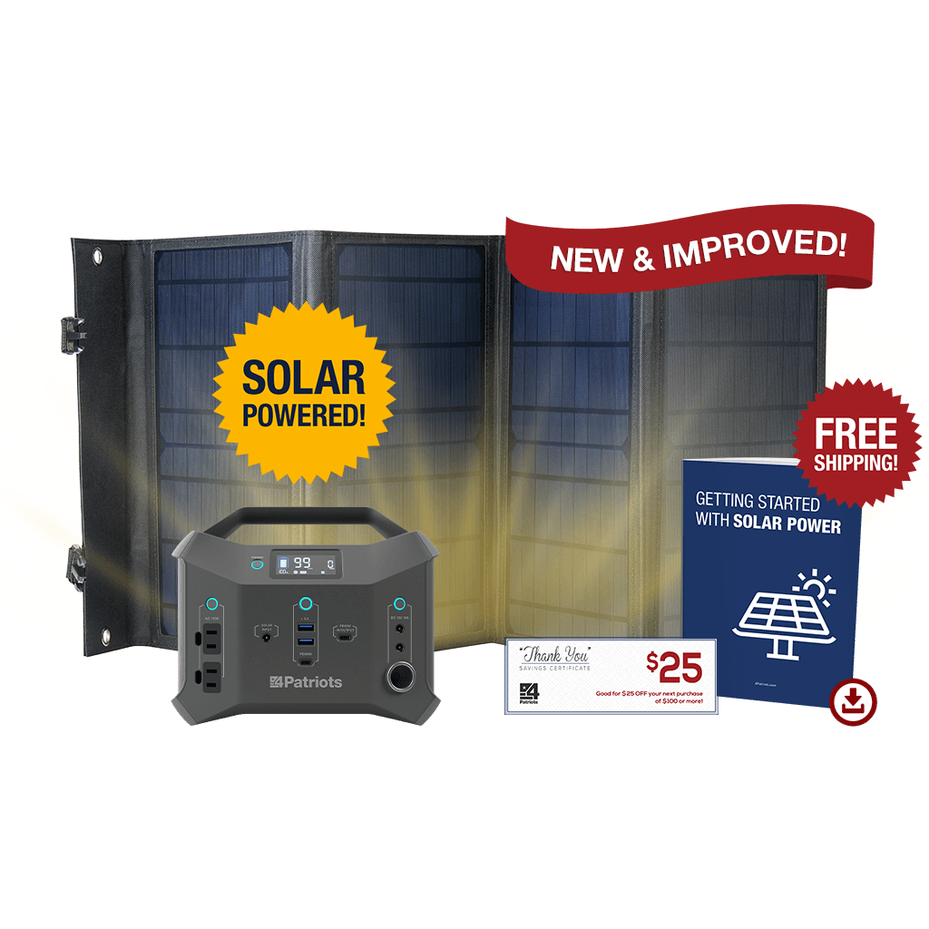 Patriot Power Sidekick Solar Generator & Solar Panel