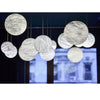 Nami Alabaster Sphere Staircase Chandelier,Multi Pendant Light