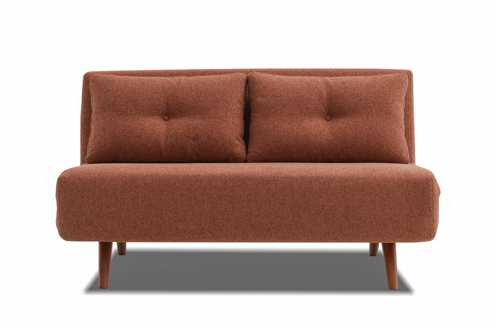 Napa Sofa Bed Bronze Orange Wooden Legs renewedlifejourney Best sofa bed for small spaces Office sofa bed Modern sofa bed