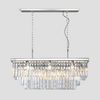 Falria 3-Tier Crystal Rectangular Chandelier