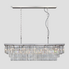 Falria 3-Tier Crystal Rectangular Chandelier