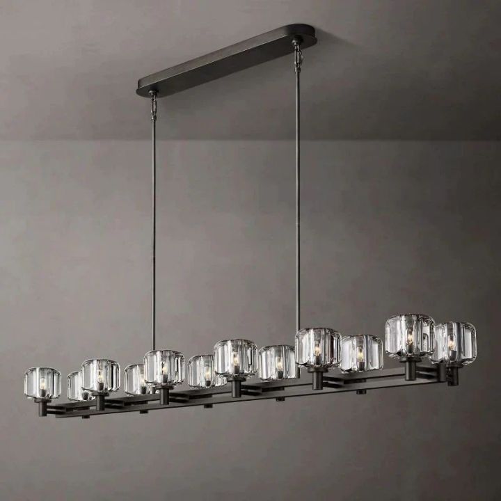 Nora Double Linear Chandelier 72''