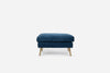 Quartz Bouclé gold | Park Ottoman shown in Quartz Bouclé with gold legs