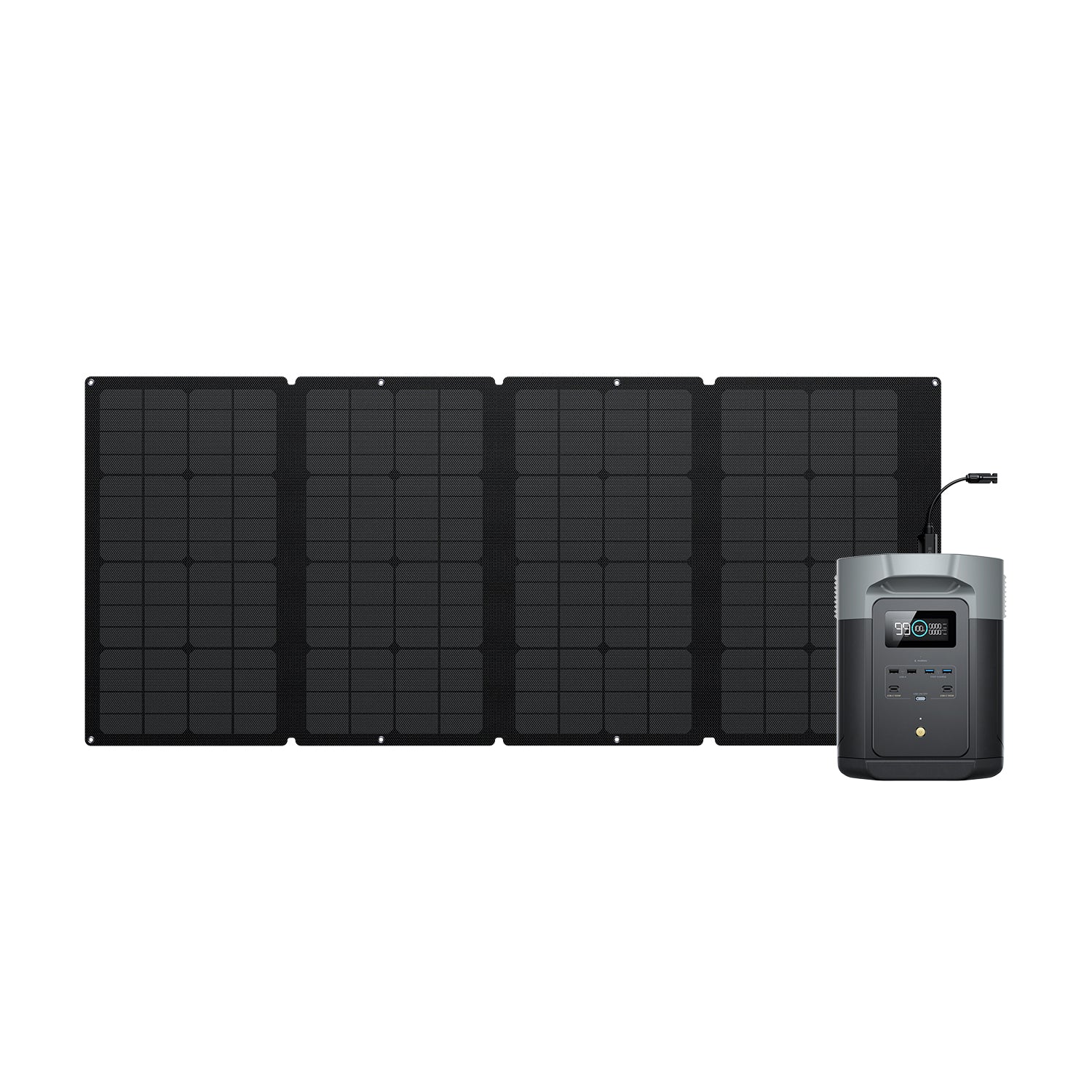 EcoFlow DELTA 2 Max Portable Power Station | 2,400W Output - 2,048-6,144Wh Capacity | Choose a Bundle