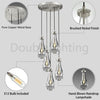 Raindrop Round Chandelier 5 Lights 14