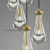 Raindrop Round Chandelier 5 Lights 14